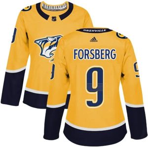 Damen Nashville Predators Trikot Filip Forsberg 9 Kulta Authentic